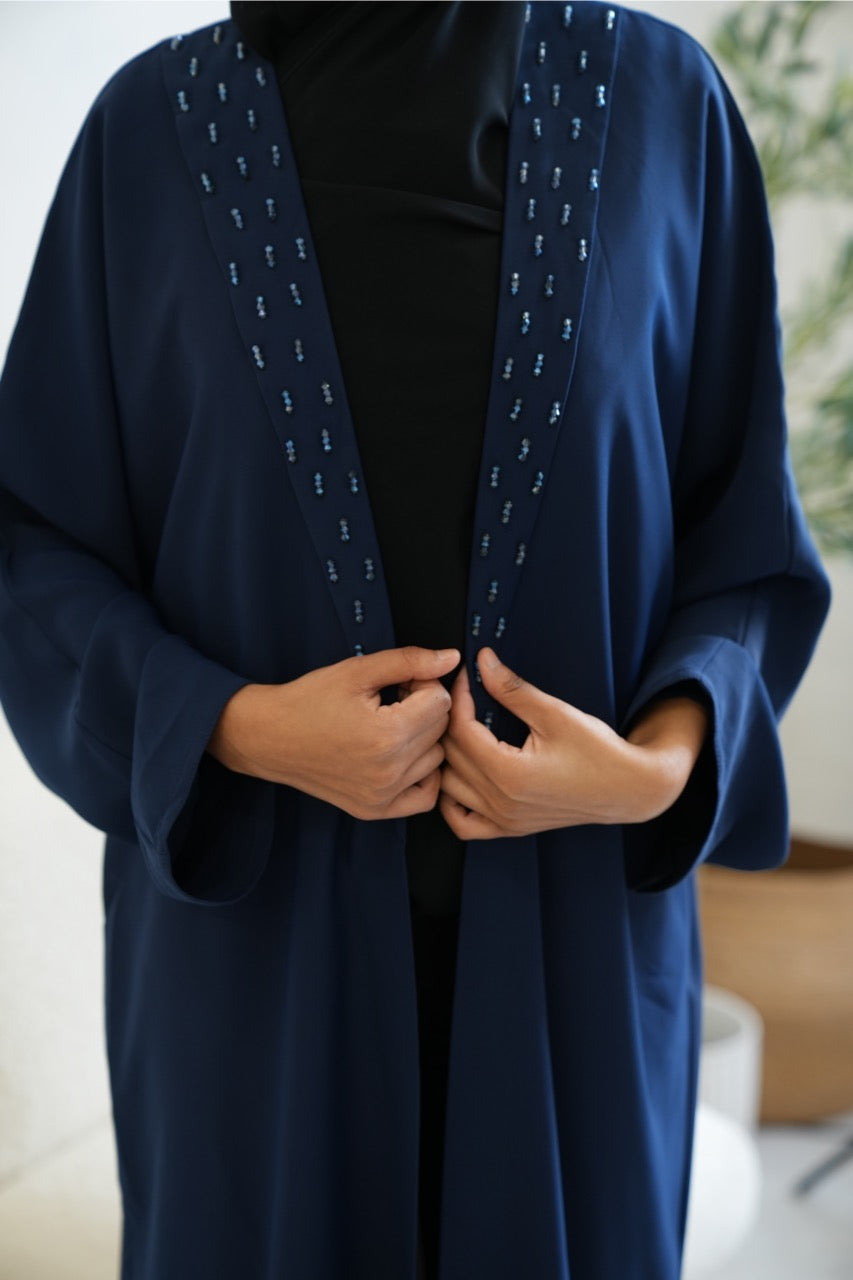 Collar Abaya Sapphire