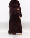Luxe Dress Abaya - Mulberry
