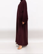 Linen Collar Abaya