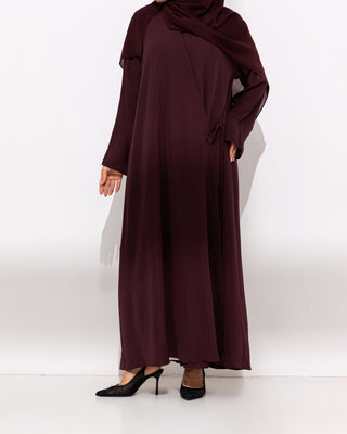 Plum Everyday Tie Abaya