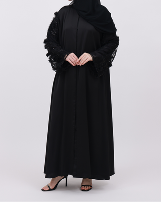 Black lace sleeve