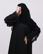 Black lace sleeve