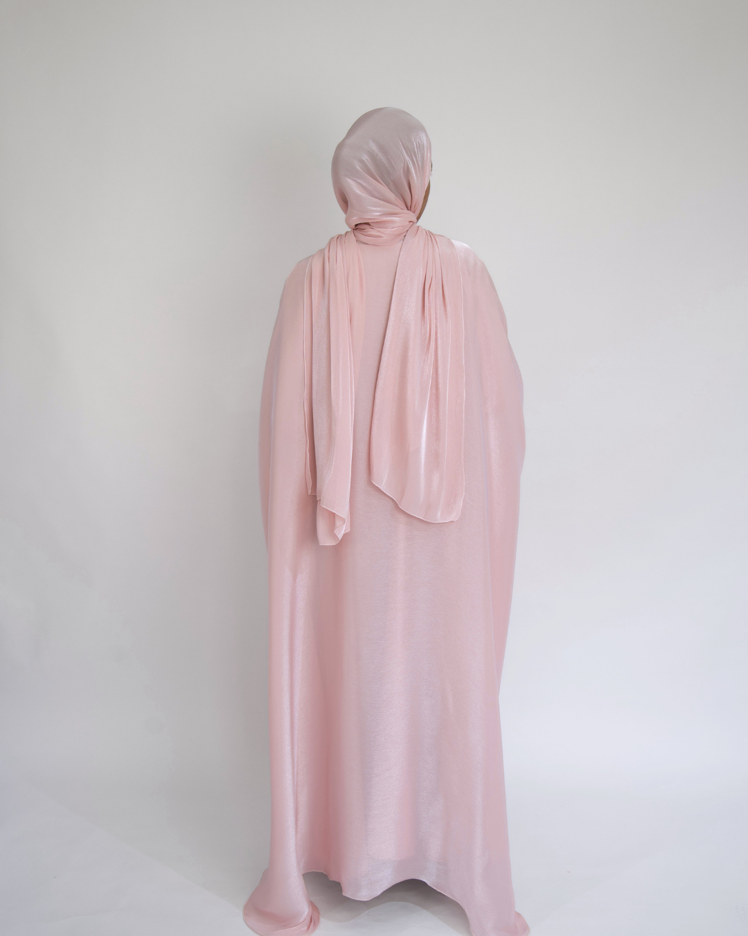 Signature Abaya - Baby pink