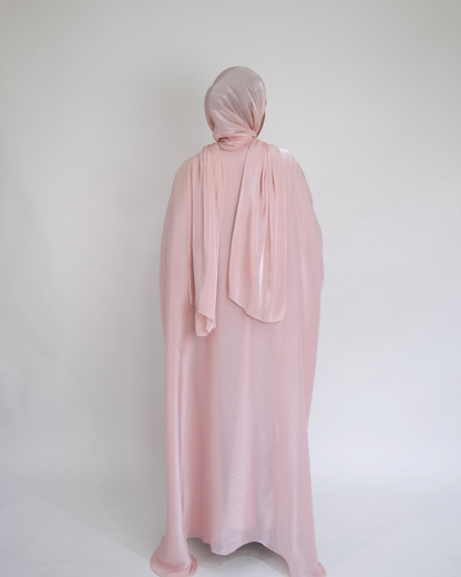 Signature Abaya - Baby pink