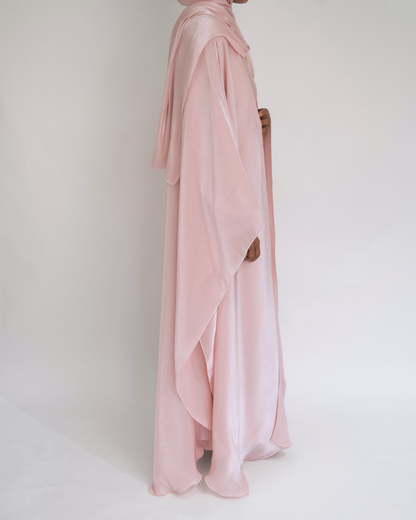 Signature Abaya - Baby pink