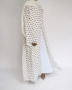 Chiffon Polka Abaya