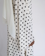 Chiffon Polka Abaya