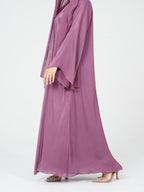 Luxe Dress Abaya - Berry