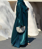 Luxe Dress Abaya - Teal